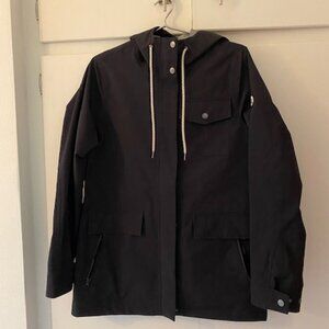 Vuori Womens Black Rain Coat Size S